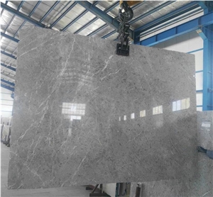 Saro Gray Marble Slab and Tile, Brezza Marble
