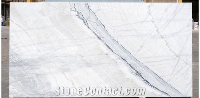 Statuario White Marble Slab, Ghorveh White Marble Slabs