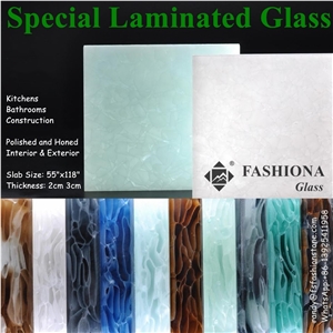 Semi-Transparent Laminated Glass Slab,Tile