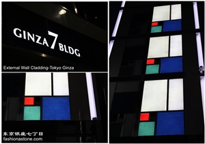 Translucent Glass Panel Exterior Wall Cladding