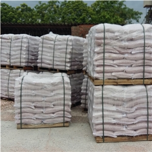 Pink Color Pebble Stone Landscaping Stone