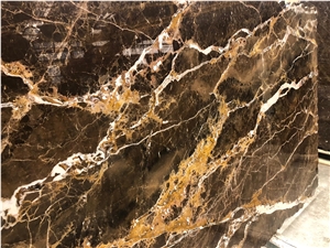 Dark Emperador Gold Slabs, Emperador Dark Gold Marble Tiles, Spain Brown Marble