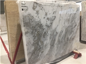 Storm White Marble Slabs
