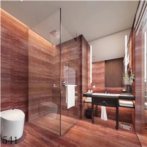 Azarshahr Red Travertine Persian Azar Shar Slab
