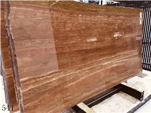 Azarshahr Red Travertine Persian Azar Shar Slab