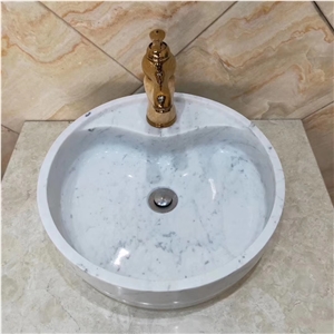 Carraba Round Sinks Hotel Countertop Basin Bowls