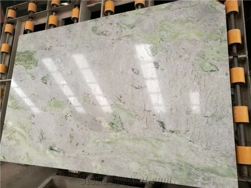 Changbai Blue Danube Marble River White Jade Slab