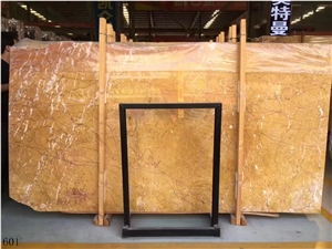 China Kellen Gold Marble Kellen Golden Slab Vanity