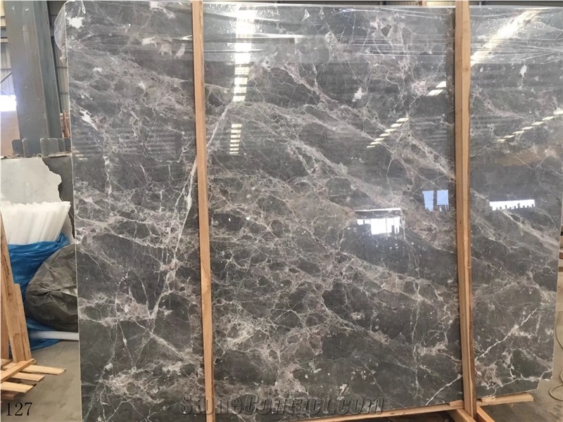 China Silver Sable Marble Cappuccino Grey Tiles
