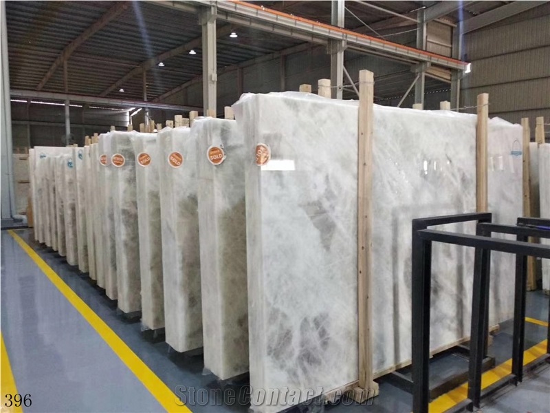 Clouds White Marble Grey Vein Marble Stone Tiles