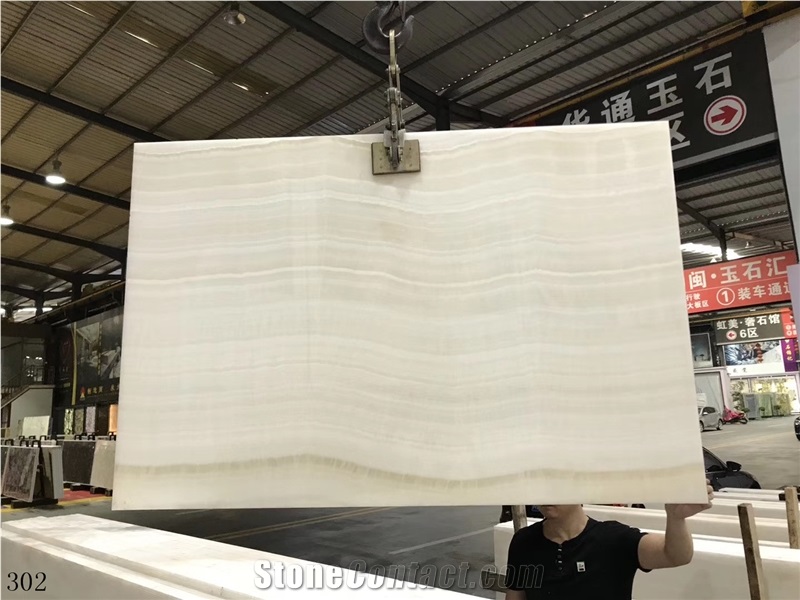Eqvator White Marmara Zebra Marble Wall Paving