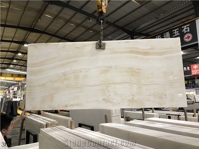 Eqvator White Marmara Zebra Marble Wall Paving