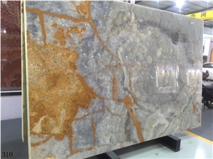 Ink Dark Onyx Slabs Wall Panel Mural Decoration
