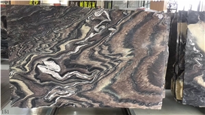 Landscape Purple Marble Background Wall Decoration