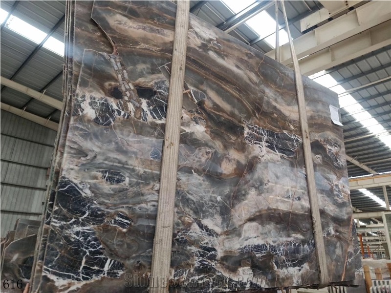 Louis Grey Gray Agate Marble for Countertop Vanity
