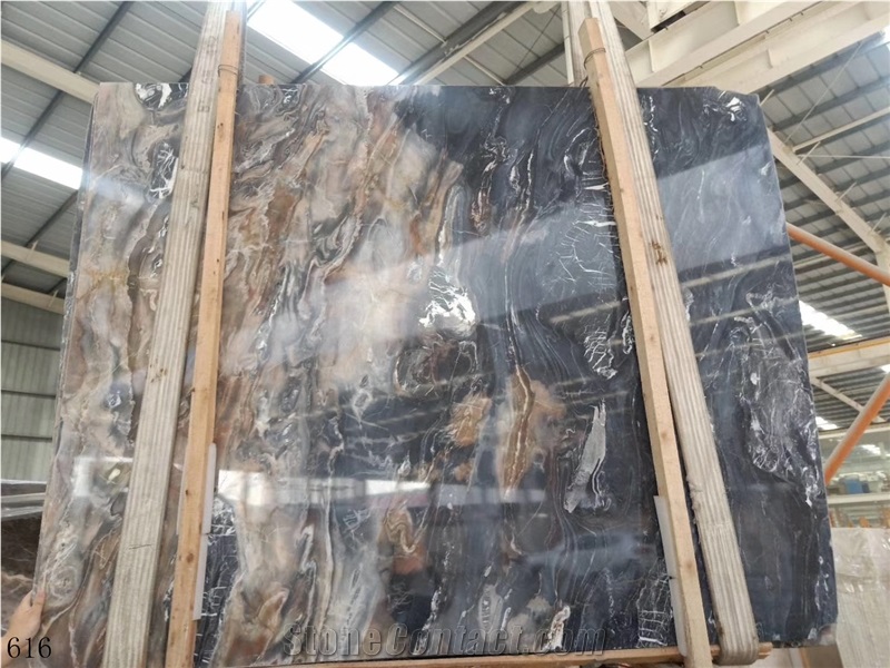 Louis Grey Gray Agate Marble for Countertop Vanity