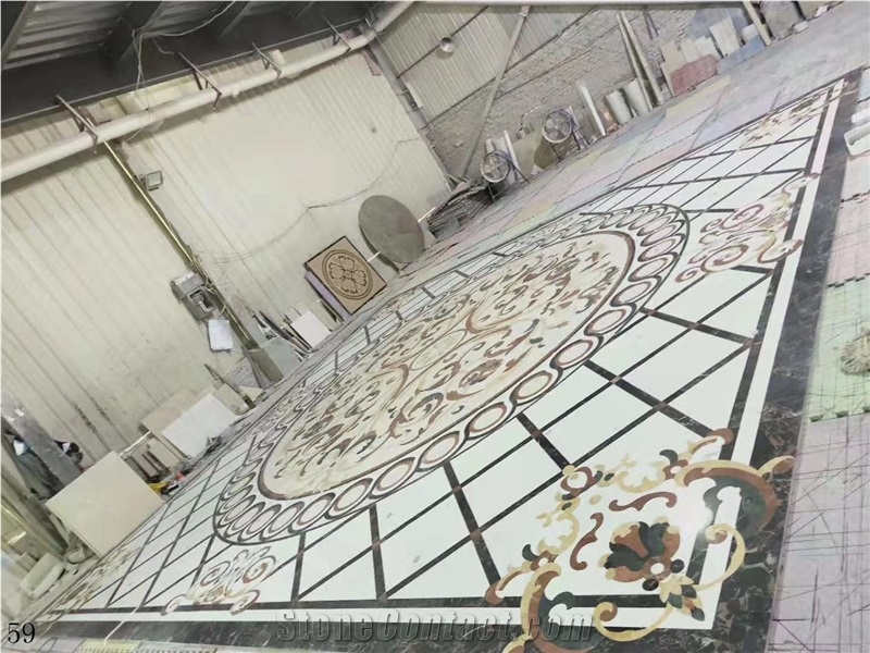 Modern Living Room Floor Tile Waterjet Mosaic Tile