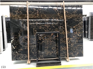 Nero Portoro Macchia Larga Black Gold Marble Slabs