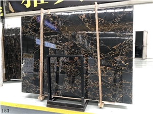 Nero Portoro Macchia Larga Black Gold Marble Slabs