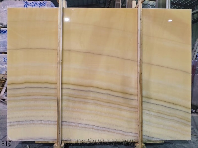 Onice Di Sicilia Della Cappuccino Solar Onyx Slab