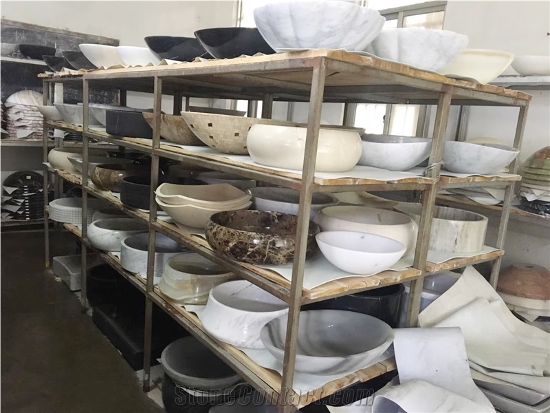 Onice Di Sicilia Yellow Onyx Round Bathroom Sink
