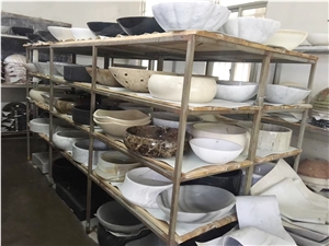 Onice Di Sicilia Yellow Onyx Round Bathroom Sink