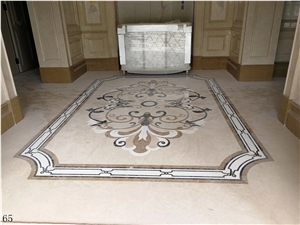 Round Marble Medalions Flooring Tiles Stone Mosaic