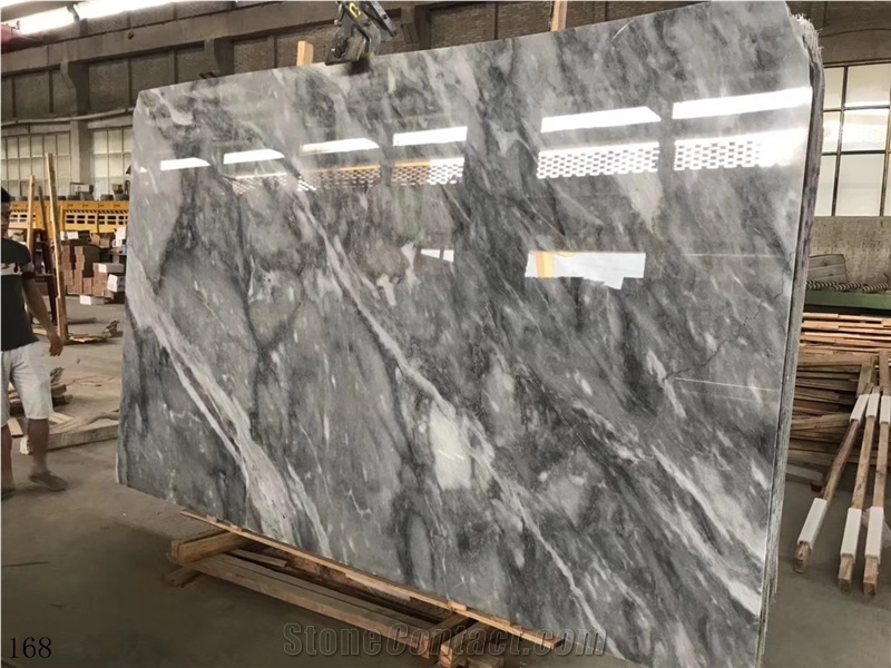 Royal Ice Grey Marble Wall and Floor Applications