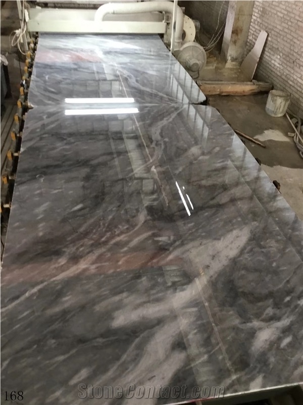 Royal Ice Grey Marble Wall and Floor Applications