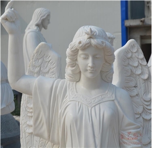 Teaching Angel European Mythology Figure Carving