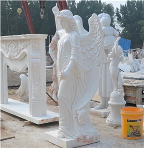 Teaching Angel European Mythology Figure Carving