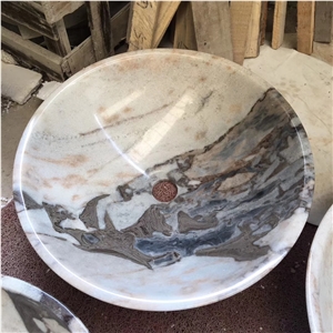 Viola Incense Lilac Marble White Black Stone Sinks