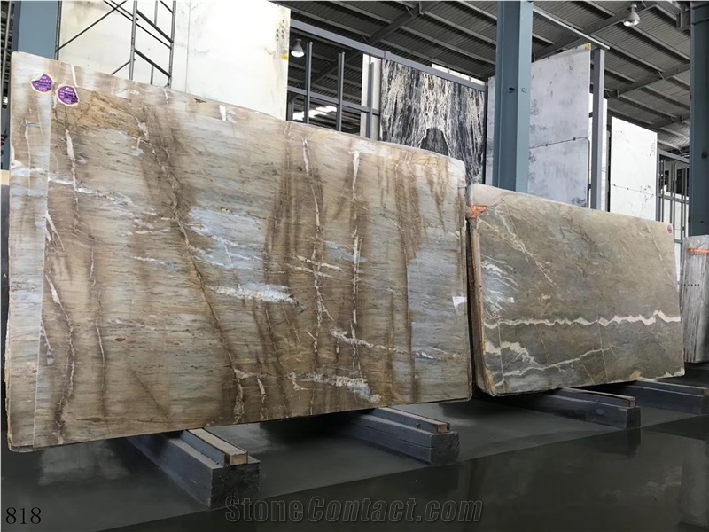 Yunnan Gold Marble Barcelona Stately Golden Slab