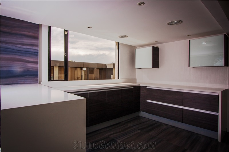 Solid Surface Quartz Stone Kitchen Countertops