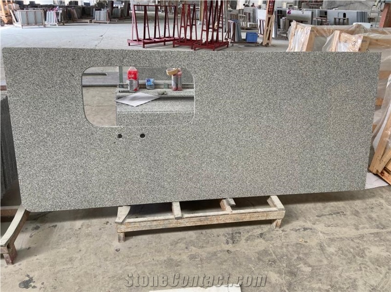 Grey Sesame White G603 Granite Kitchen Countertop