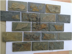 China Rust Slate Tiles, Mushroom Face for Walling