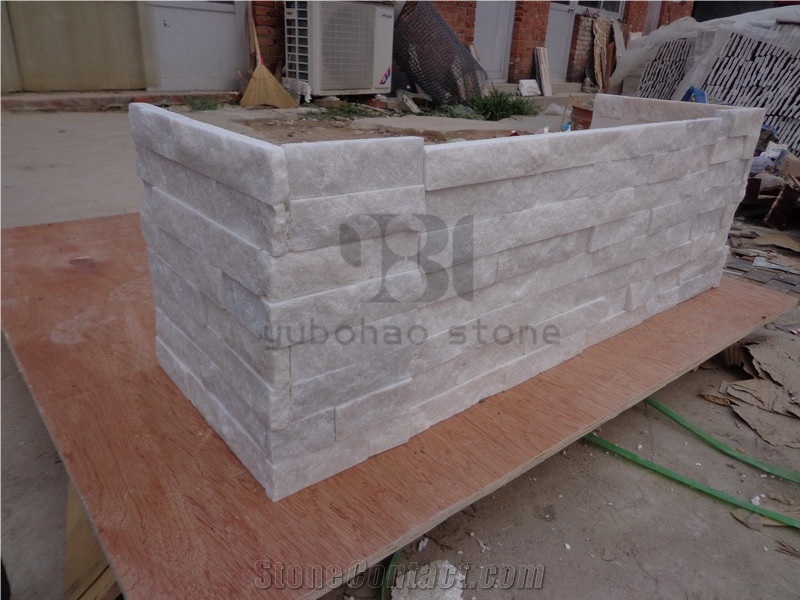 Natural Split White Slate Corner Stone/Wall Stone