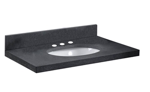 Shanxi Black Granite Polish Vanity Top Of Bathroom