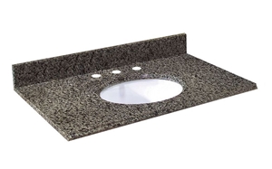 Shanxi Black Granite Polish Vanity Top Of Bathroom