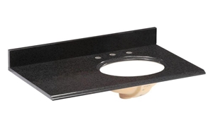 Shanxi Black Granite Polish Vanity Top Of Bathroom