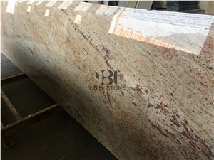 Shiva Gold Granite Polished Tile for Wall Covering