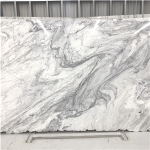 Mont Blanc White Marble with Grey Veins