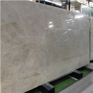 Natural Victoria Fall White Quartzite Slab Natural Victoria Fall White Quartzite Slab