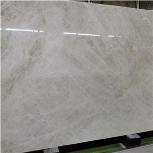 Natural Victoria Fall White Quartzite Slab