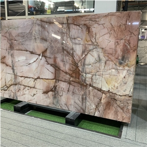 Polished Cosmopolitan Pink Quartzite for Design