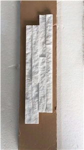 White Quartzite S Type Culture Stone Spilt Face