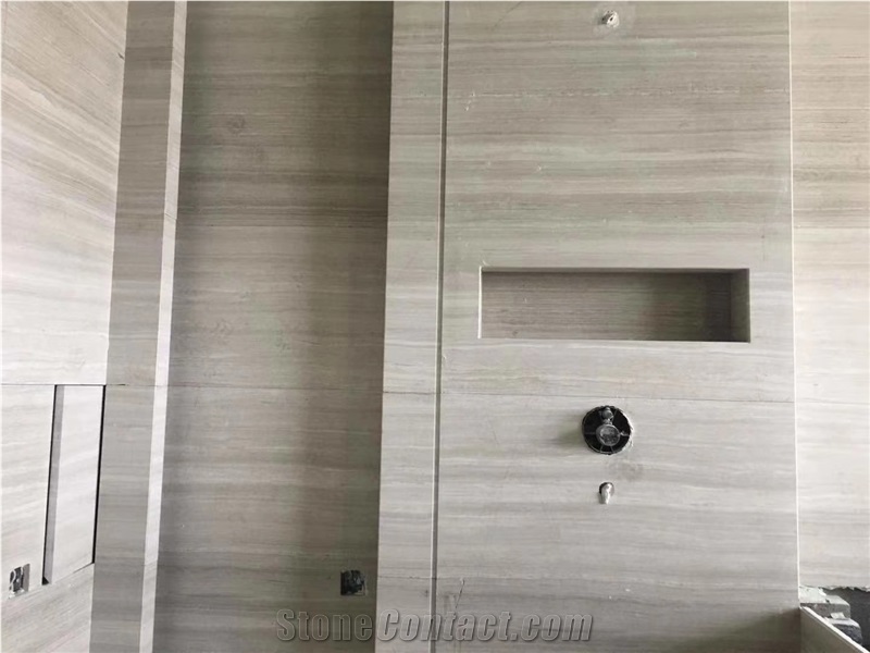 Chenille White Marble Walling Tiles for Hotels