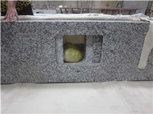 China Pauline Grey Granite Customized Vanity Tops