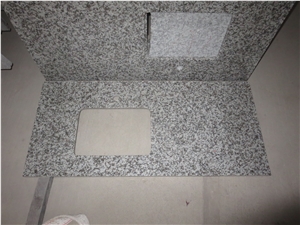 China Pauline Grey Granite Customized Vanity Tops