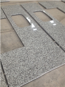 China Pauline Grey Granite Customized Vanity Tops